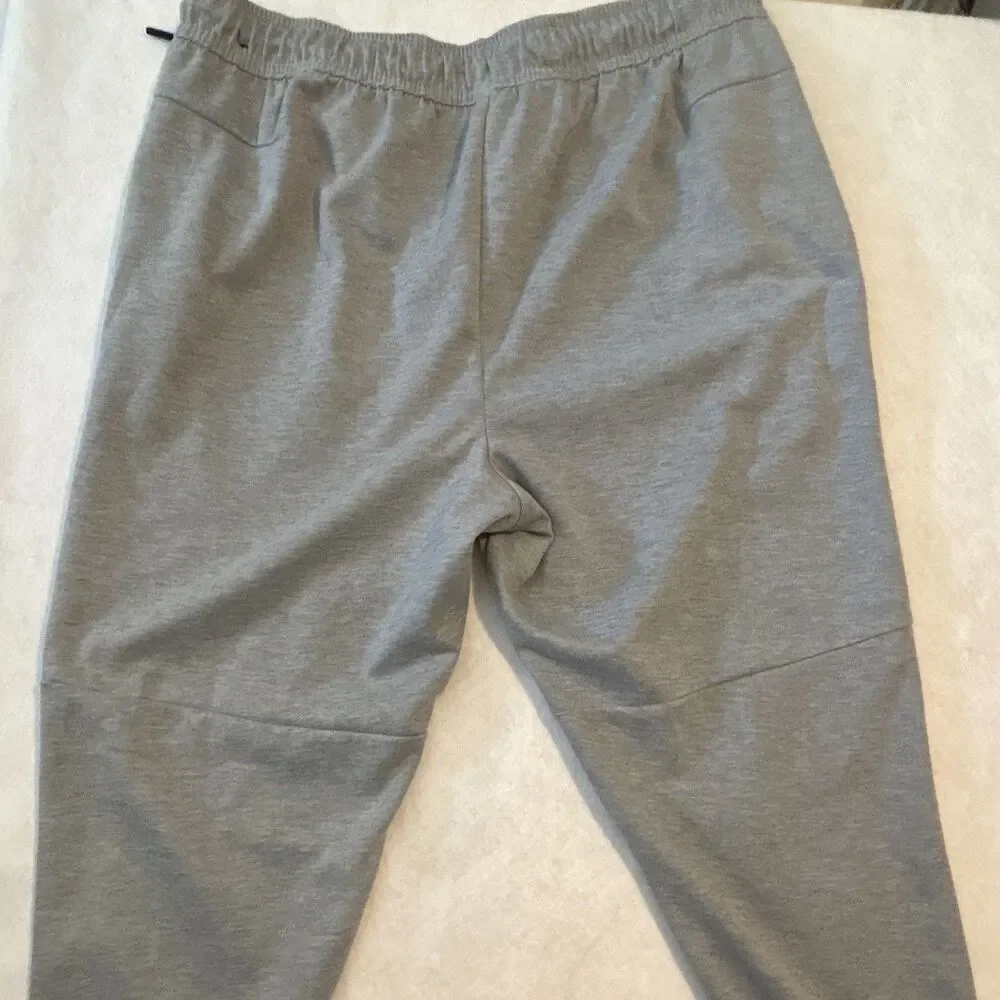 LEG3ND Men's Gray Jogger Pants 2X Knit Polyester with Pockets